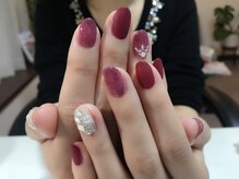 ミーレン ネイルサロン(Miren)/マット&ニット毛糸ネイル