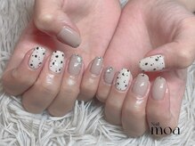 モア(moa)/レオパード　グレージュ