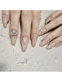 *チェックネイル