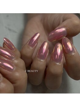 シービューティー(C BEAUTY)/ミラーネイル/ピンクネイル