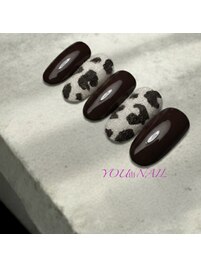 思わず触れたくなる立体ヒョウ柄