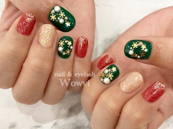 クリスマスネイル