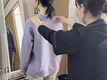 ミシェル(Michell)の雰囲気（施術の前に、お身体の歪みのチェックをします）