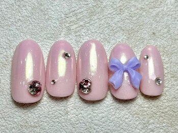 レイネイル 岐阜茜部店(RAY NAIL)/リボンネイル