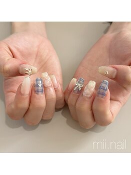 ミイネイル(mii.nail)/クリアキルティングネイル