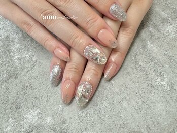 'amo nail atelier【フィルイン/パラジェル/定額コース】/埋め込み♪