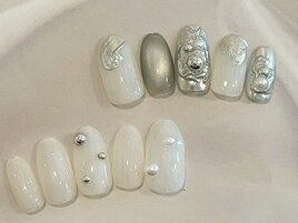 アシンメトリーネイル☆7700円