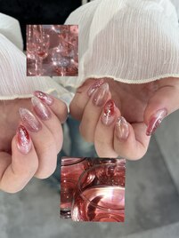 ロゼワイン★ニュアンスネイル
