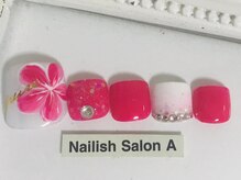 ネイリッシュサロン エー(Nailish Salon A)/フラワーフット