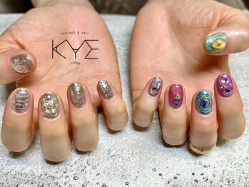 キーバイマグ(KYE by Mag)/ミラー＆ユニコーンネイル