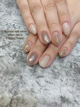 プライベート ネイルサロン マーマ(murmur)/ミラーうねうねニュアンスネイル