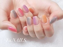 ユーネイルズ 恵比寿(Yu.NAILS.)/夏◎オーロラ◎グラデーション