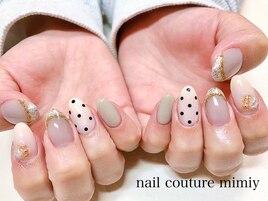 大人ガーリーネイル