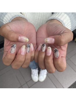 白べぇーっ 本店 湊町店/夏ネイル