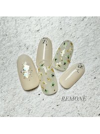 押し花ネイル