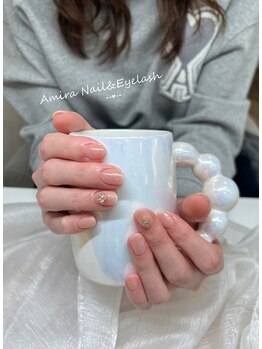 アミーラ(Amira)/シンプルネイル&有料パーツ