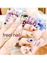 フリールビューティー(freel Beauty)/手描き花