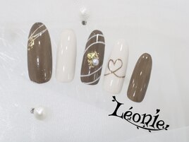 バレンタインネイル