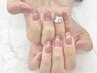 上品華やか。ワンカラー&パールビジューcollection1本付¥6300