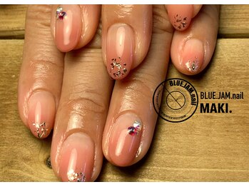 ブルージャムネイル(BLUE.JAM.nail)/MIDDLE 定額プラン　MAKI