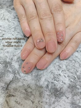 プライベート ネイルサロン マーマ(murmur)/ストーンキラキラネイル
