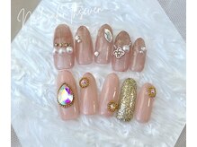 ネイルサロン ティーエイチセブン(Nail Salon TH SEVEN)/【韓国風】キラキラネイル