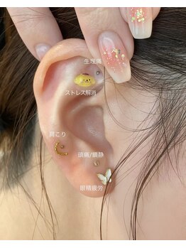マイショウ ヘアラウンジ アイ 久喜店(My Show Hair Lounge -Eye-)/選べるパーツ☆耳つぼジュエリー