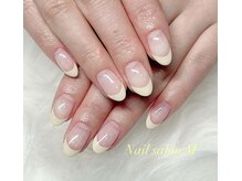 ネイルサロン M/フレンチ(クリアベース) 5630円