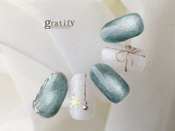 ちゅるんマグ♪クリスマスネイル