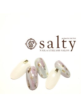ネイルアンドアイラッシュサロン ソルティ 寺田町(salty)/ニュアンスネイル