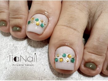リアネイル(liaNail)/大人上品　foot art