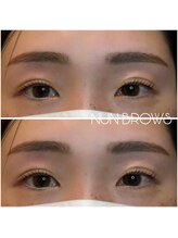 韓国まつ毛・アイブロウ・LEDマツエク　NUN BROWS 東戸塚店/アイブロウWax × まつげパーマ