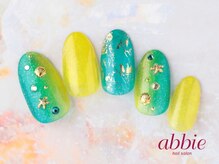 ネイルサロン アビー 宮益坂店(abbie)/レモン×ソーダ◇￥14311