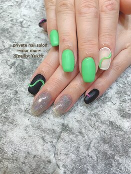 プライベート ネイルサロン マーマ(murmur)/蛍光ネイル