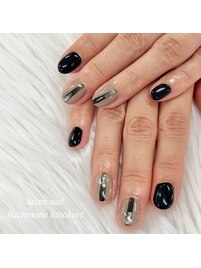 ☆お客様ブラックネイル☆