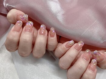 モルフォネイル(Morpho nail)/#キラキラネイル