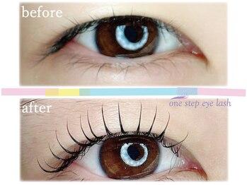 ワンステップ アイラッシュ(one step eyelash)/まつげパーマ　Cカール