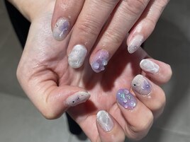 紫陽花ネイル　担当:星