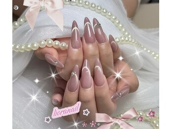 リオラネイル(Liora Nail)/長さ出しマグネットフレンチ