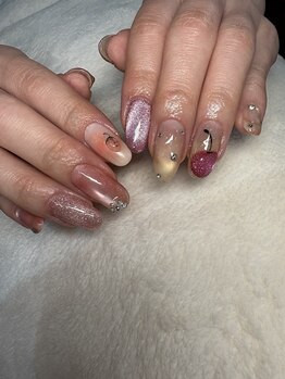 ネルネルネイル(nel nel nail)の写真/当店人気No.1クーポン♪ハンドジェル90分やり放題8400円【持ち込みデザインOK♪】うるるんマグ好きにも♪