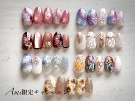 2026.8.9月キャンペーンネイル