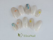 エリクサーネイル 新宿3丁目(Elixir Nail)/定額b カジュアル/クーポン使用