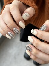 ペロ 名古屋(pelo)/ワイヤーリボン×チェック