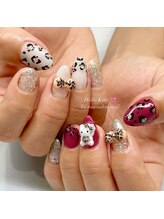 トータルビューティーローズ(Rose)/キティレオパードネイル