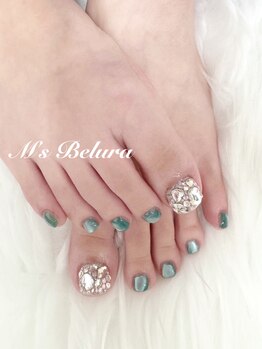 フット親指埋め尽くし