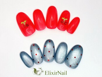 エリクサーネイル 西武新宿(Elixir Nail)/定額a シンプル/クーポン使用
