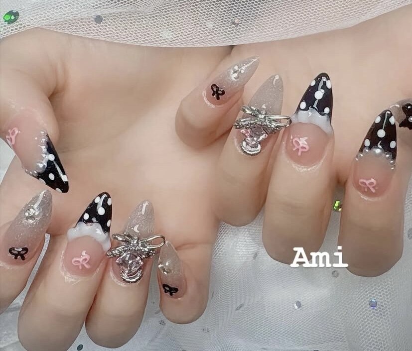 亜美様専用ページ ネイルチップ 亜美ページ ネイルチップ あじさいフットネイルBijou Perfect Fit Tip