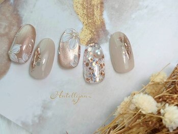ネイルサロンアンテリジャン 大宮(Antellijan)/ブライダルデザイン9500円