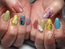 ネイルサロンアンドスクールエムズブロッサム(Nailsalon & school M's Blossom)/ジェルアートやり放題コース