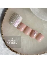 ネイルズガーデン(NAILS GARDEN)/【フット】バカラネイル